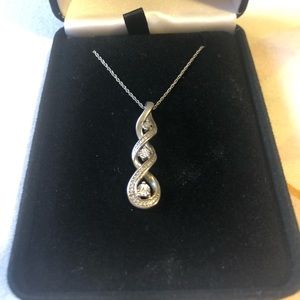 Kay Jewelers Sterling Silver Diamond Necklace